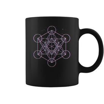 Sacred Geometry メタトロン キューブ Psy Trance Yoga Dmt Lsd Goa コーヒーマグ - Kawaiitshirt