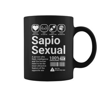 Sapiosexual Pride Im Intelligent Estimulación Mental Taza de café - Regaloses