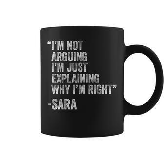 Sara Cita Divertido Cumpleaños Personalizado Nombre Idea Ingeniero Taza de café - Regaloses