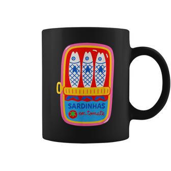 Sardinhas Em Tomate Playful Illustration Coffee Mug - Thegiftio UK