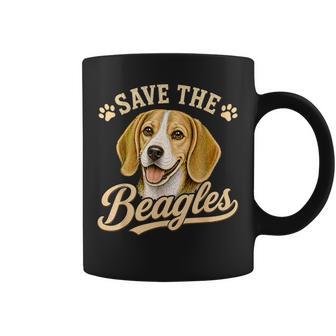 Save The Beagles Beagle Dog Lover End Animal Abuse Women Coffee Mug - Thegiftio UK