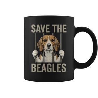 Save The Beagles End Animal Abuse Coffee Mug - Thegiftio UK