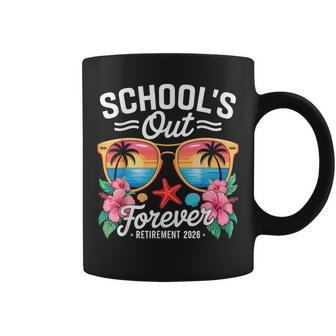Schools Out Forever Retired Teacher 2026 Retirement Coffee Mug | Mazezy