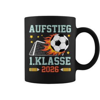 Schulkind 2026 Einschulung Erste Klasse Fußball 1 Klasse Tassen - Geschenkecke