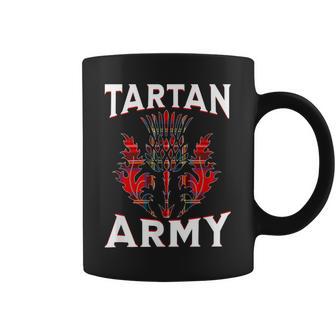 Scottish Tartan S Tartan Army S Thistle Emblem Coffee Mug - Thegiftio UK