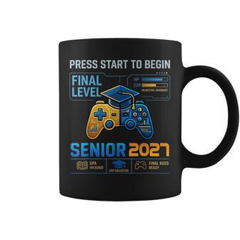 Senior Class Of 2027 Back To School Gamer Boys Senior 2027 Coffee Mug - Monsterry