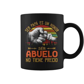 Ser Papá Es Un Honorer Abuelo No Tiene Preciointage Taza de café - Regaloses
