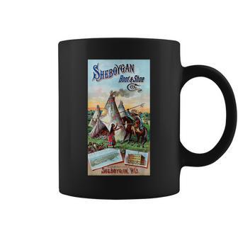 Sheboygan ネイティブアメリカン ウィスコンシン アメリカ 歴史 レトロ コーヒーマグ - Kawaiitshirt