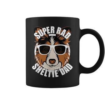 Sheltie Dad Father’S Day Shetland Sheepdog Dog Men's Coffee Mug - Monsterry