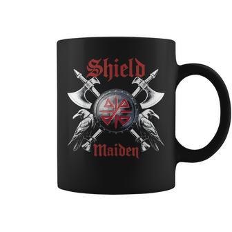 Shield Maiden Norse Mythology Valhalla Scandinavian Viking Coffee Mug - Thegiftio UK