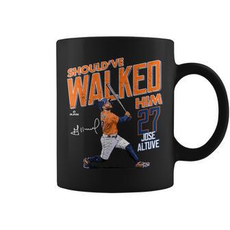 Should've Walked Him Jose Altuve Houston Baseball Mlbpa Coffee Mug - Thegiftio UK