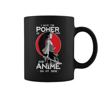 Si Tiene Que Poder De Dios Y Anime De Mi Lado Anime Manga Taza de café - Regaloses