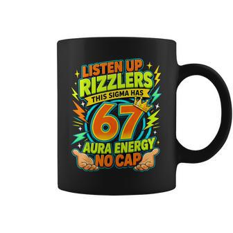 Sigma Has 67 Aura Number 67Th Aura Farming Ice Cream Drip Coffee Mug - Thegiftio UK
