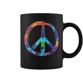 Signe De Paix Hippie Années 60 Et 70 Freedom Love Tasse - Cadeauxyz