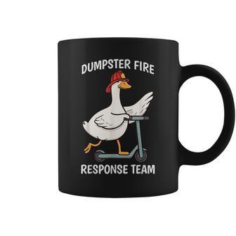 Silly Goose Dumpster Fire Response Team Firefighter Coworker Coffee Mug - Monsterry
