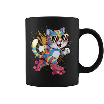 Skating Mens & Kids Cat Roller Skater Coffee Mug - Thegiftio UK