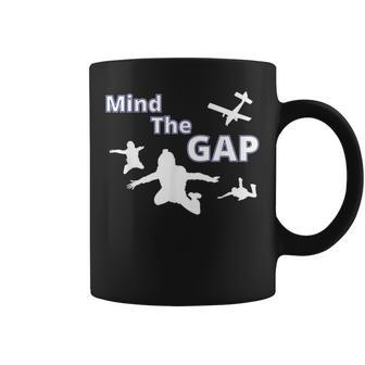 Sky Diving Mind The Gap 面白いスカイダイバー コーヒーマグ - Kawaiitshirt