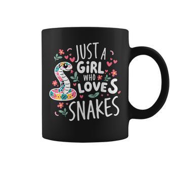 Snake Lover Just A Girl Who Loves Snakes Coffee Mug - Thegiftio UK