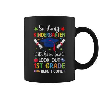 So Long Kindergarten Graduation First Grade Here I Come Boys Coffee Mug - Thegiftio UK
