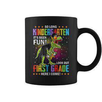 So Long Kindergarten Hello First Grade Graduation Boys Kids Coffee Mug - Thegiftio UK