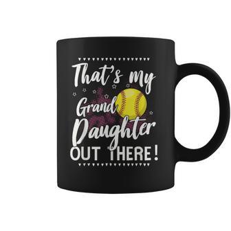 Softball Grandma Of Softball Granddaughter Softball Coffee Mug - Thegiftio UK
