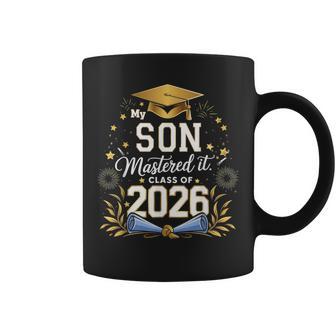 My Son Mastered It Class Of 2026 Masters Graduation Coffee Mug | Mazezy