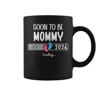 Soon To Be Mom 2026 Loading Promoted To Mommy First Time Mom コーヒーマグ - Kawaiitshirt