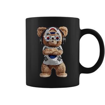 South Korea Flag Souvenirs Bear Outfit Products Korean Coffee Mug - Thegiftio UK