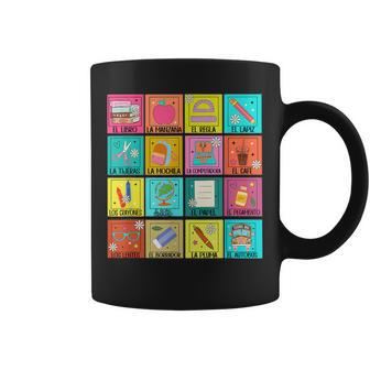 Spanish Teacher Back To School Maestra Dual Language Crew Coffee Mug - Thegiftio