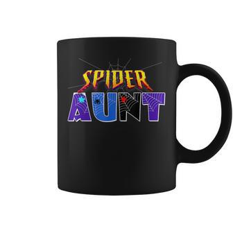 Spider Aunt Mother's Day Family Birthday Party Spider Coffee Mug - Monsterry