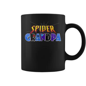 Spider Grandpa Matching Family Birthday Pjs Halloween Coffee Mug - Thegiftio