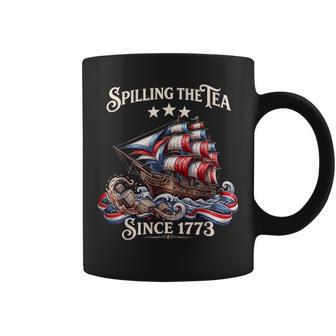 Spilling The Tea Since 1773 American History Teacher Usa Coffee Mug - Thegiftio UK