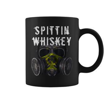 Spittin ウイスキー ガスマスク コーヒーマグ - Kawaiitshirt