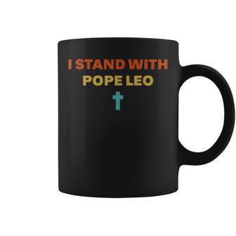 I Stand With Pope Leo Coffee Mug - Thegiftio UK