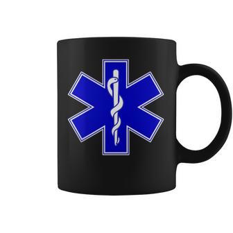 Star Of Life Rod Of Asclepius Emt Ems Paramedic Medic Coffee Mug - Thegiftio UK