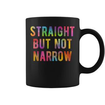 Straight But Not Narrow レインボー Lgbtq Ally コーヒーマグ - Kawaiitshirt