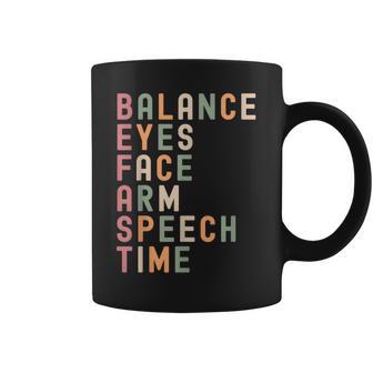 Stroke Awareness Be Fast Acronym Neuro Icu Nurse Father Coffee Mug - Thegiftio UK