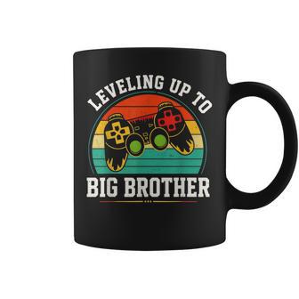 Subiendo De Nivel A Big Brother Gamer Anuncio Divertido Taza de café - Regaloses