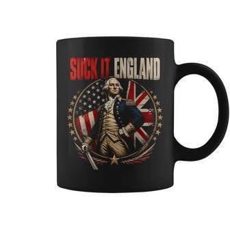 Suck It England George Washington Patriot Humor Coffee Mug - Thegiftio UK