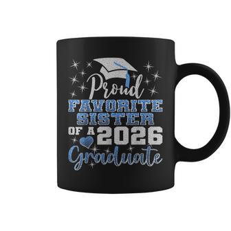Super Proud Favorite Sister Of 2026 Graduate Senior Family Coffee Mug - Monsterry