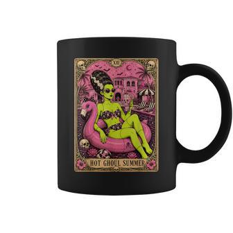 Tarot Card Hot Ghoul Summer Summerween Beach Cocktail Coffee Mug - Thegiftio UK