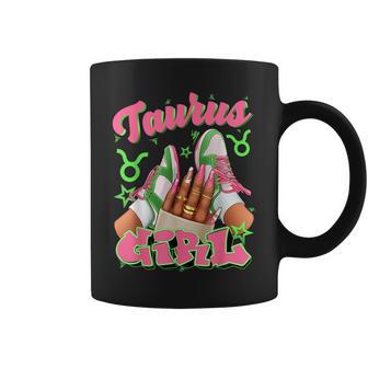 Taurus Girl Birthday Queen Sneakers Astrology Zodiac Coffee Mug - Thegiftio UK