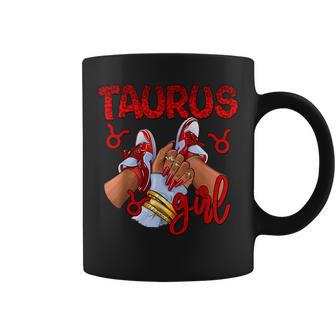 Taurus Girl Birthday Sneakers Zodiac Sign Bday Coffee Mug - Thegiftio UK