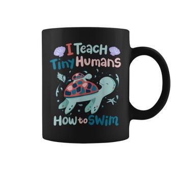 I Teach Tiny Humans How To Swim Coffee Mug - Thegiftio UK