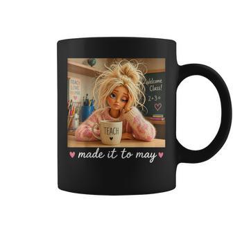 Teacher Made It To May End Of School Year Coffee Mug - Thegiftio UK