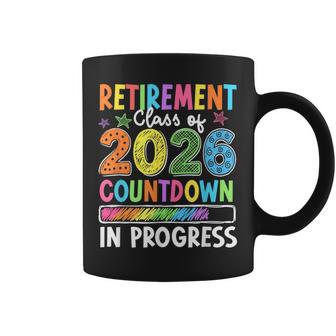 Teacher Retirement Class Of 2026 Countdown In-Progress Women Coffee Mug - Thegiftio UK