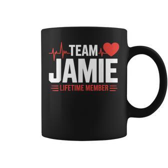 Team Jamie Lifetime Member Name Coffee Mug - Thegiftio UK