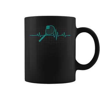 Tennisschläger Herzschlag Tennisspieler Ekg Geschenk Tennis Tassen - Seseable