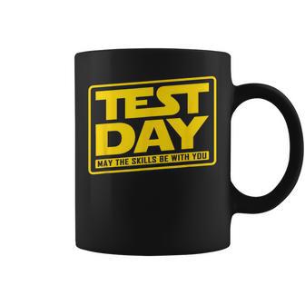 Test Day May The Skills Be With You Teacher Exam Game Coffee Mug - Thegiftio UK