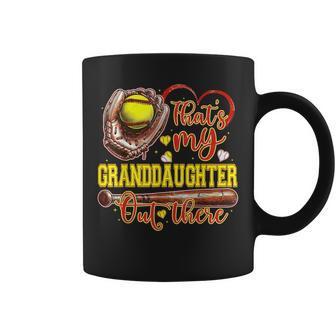 That's My Granddaughter Out There Softball Grandma Coffee Mug - Thegiftio UK
